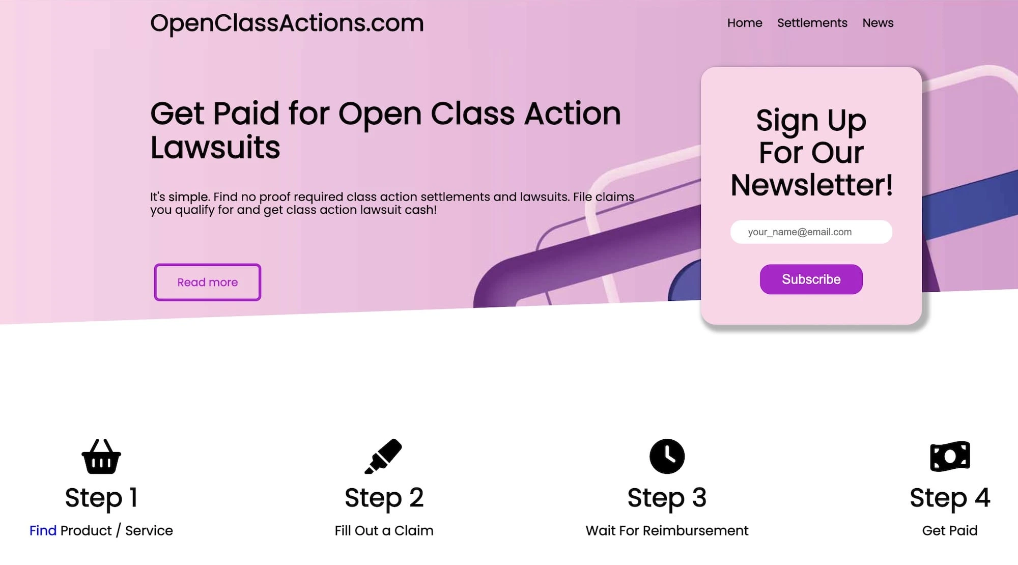 Open Class Actions Google for Publishers