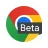 Логотип бета-версии Chrome.