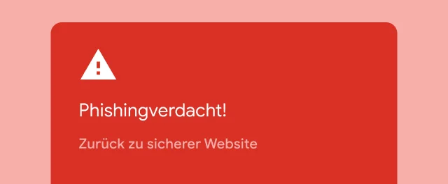 Mit einer wichtigen Warnung wird darauf hingewiesen, dass eine Website, die aufgerufen werden soll, Malware enthält.