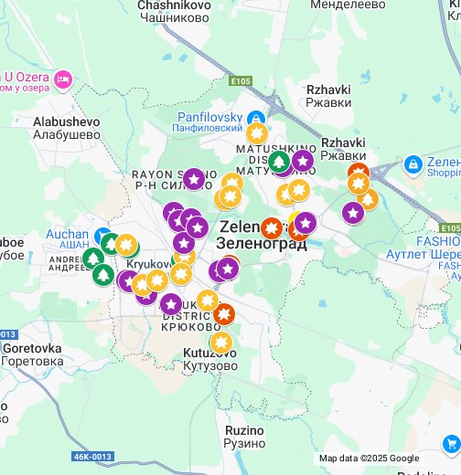 Тверь зеленоград карта