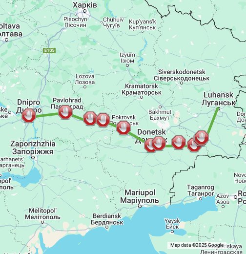 Карта луганска гугл