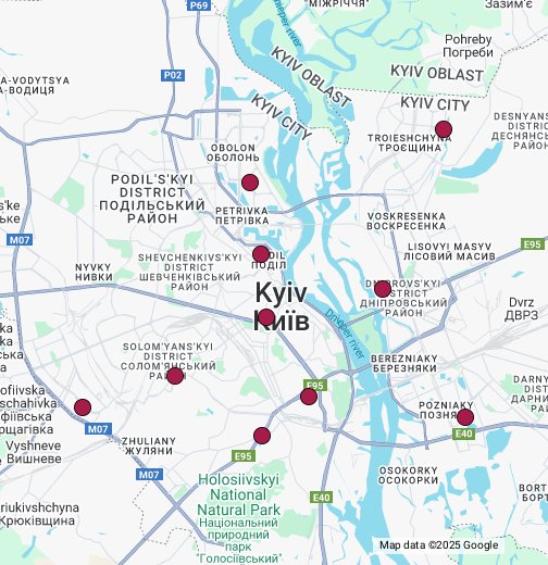 Киев гугл карта