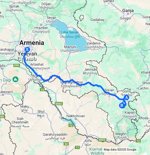 Карта гугл ереван