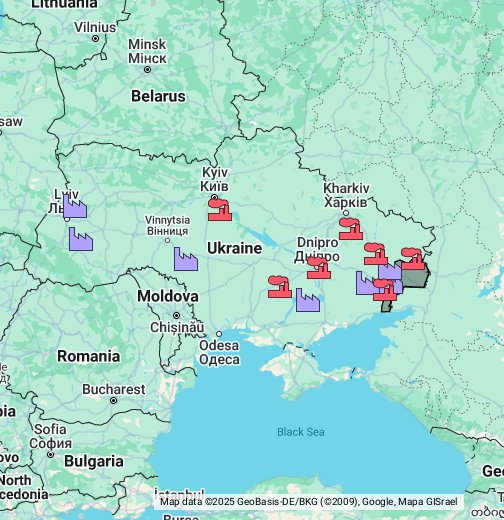 Карта тэс украины