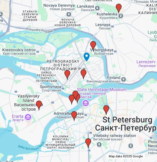 Карта гугл спб панорама