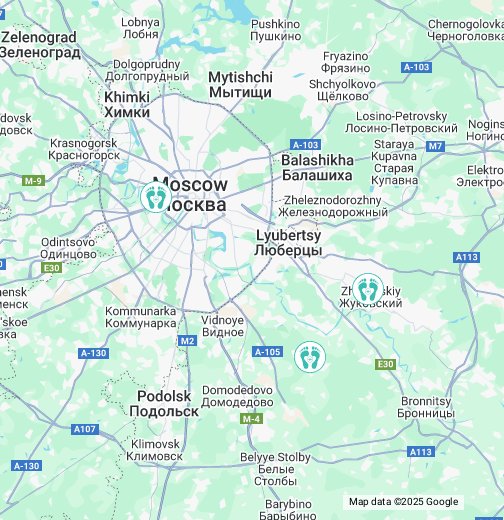 Карта москвы google