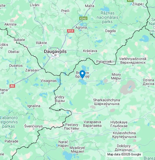 Браславские озера карта
