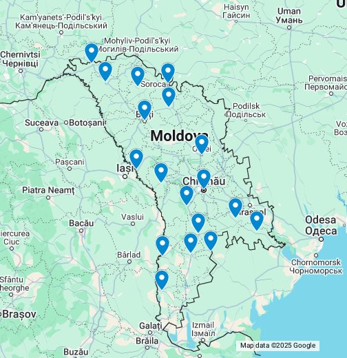 Молдавия гугл карта