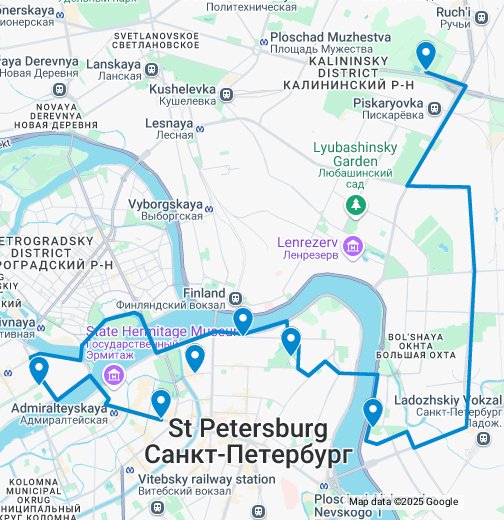 Ленинград гугл карта