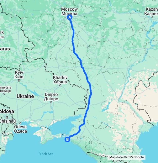 Дорога от москвы до анапы на машине