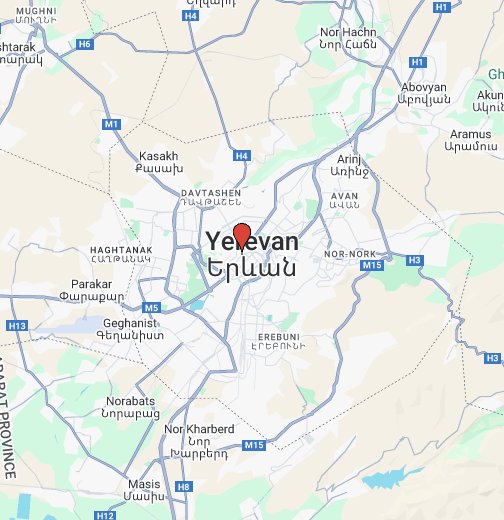 Карта гугл ереван