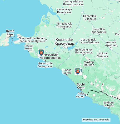 Карта славянск на кубани гугл карта