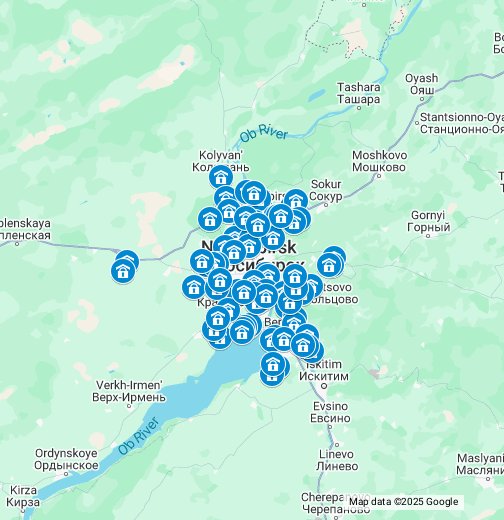 Карта гугл пос первомайский