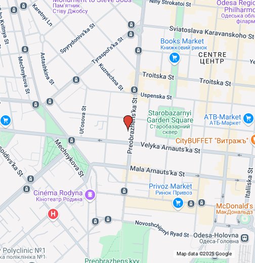 Одесса гугл карта