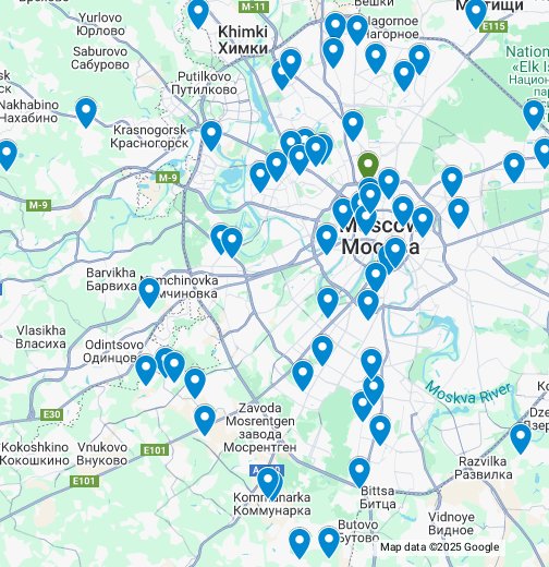 Карта москвы google