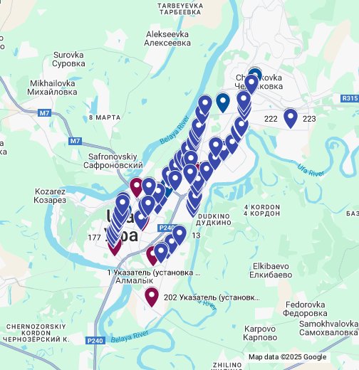 Карта уфа google
