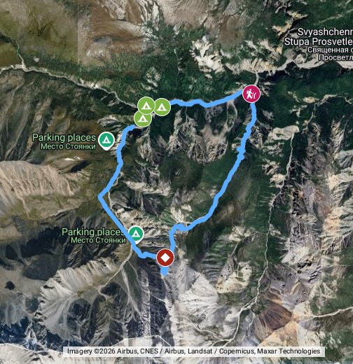 Мунку сардык карта маршрута