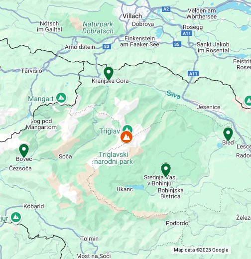 Словения гугл карта