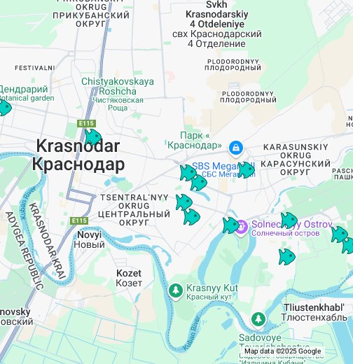 Карта гугл краснодар спутник