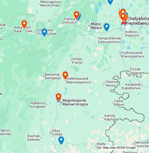 Карта челябинска гугл с улицами и домами