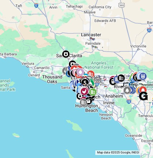 Gangs of Los Angeles (2024) (Google Мои карты)