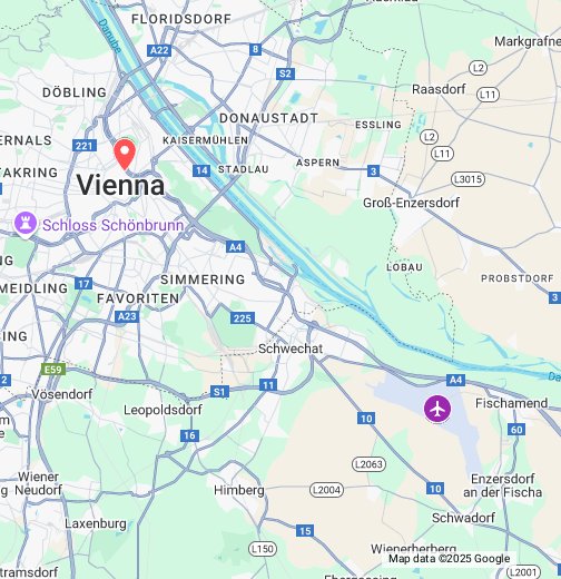 Вена гугл карта